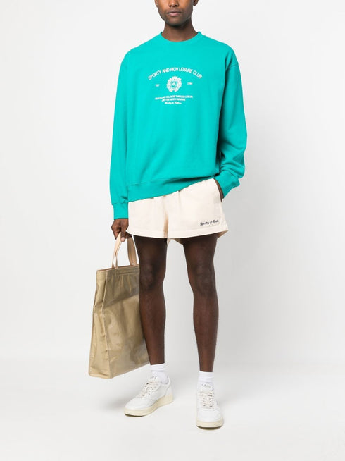 logo-print detail sweatshirt