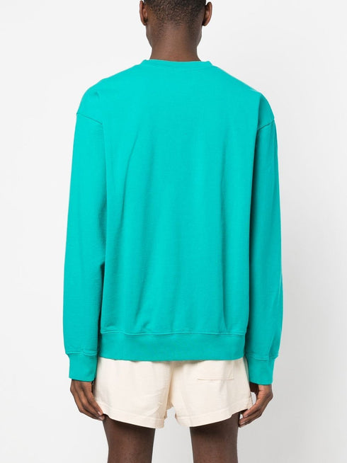 logo-print detail sweatshirt