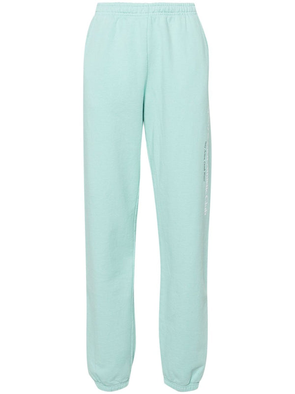 logo-print cotton track pants