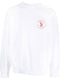 logo motif print sweatshirt