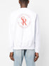 logo motif print sweatshirt