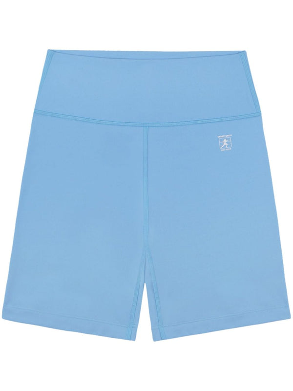Runner logo-print shorts