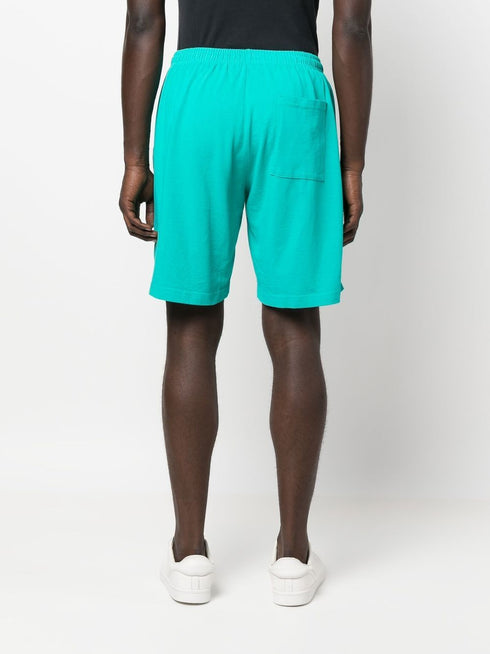 logo-print track shorts