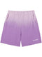 gradient-effect cotton track shorts