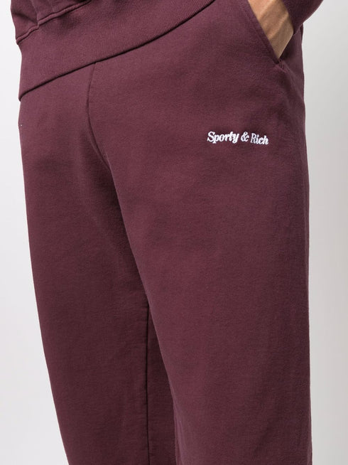 embroidered logo sweatpants