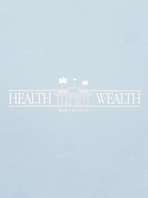 Health Resort cropped cotton sweatshirt