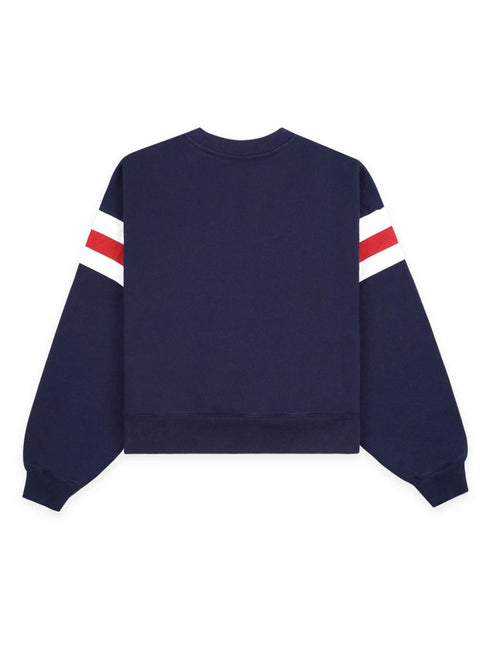 slogan-print sweatshirt