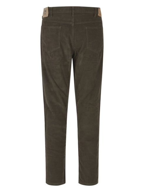 corduroy straight trousers