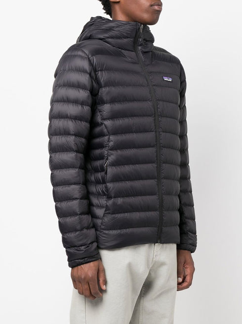 logo-patch padded down jacket