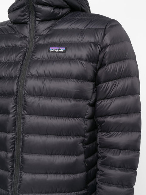 logo-patch padded down jacket