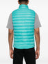 logo-patch padded gilet