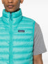 logo-patch padded gilet