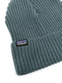 Fishermans logo-tag ribbed-knit beanie