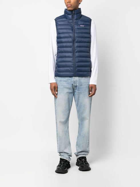 logo-patch feather-down gilet