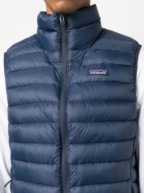 logo-patch feather-down gilet