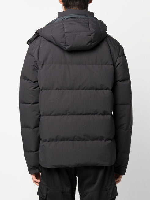 Downdrift down-filled hooded jacket