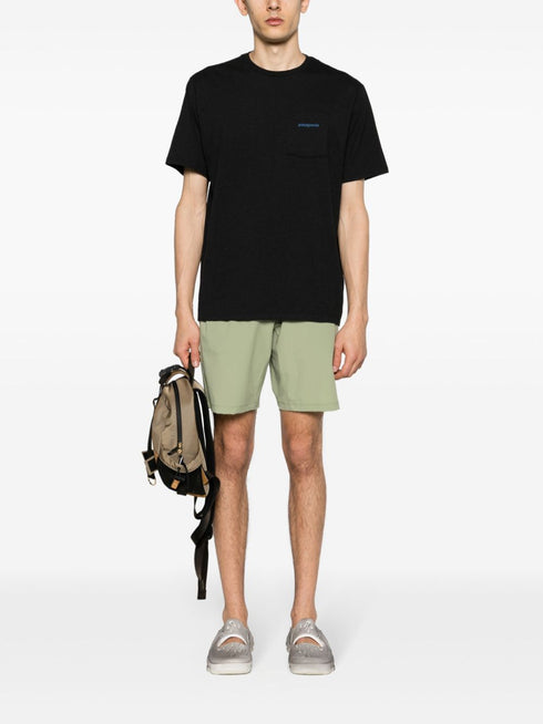Boardshort logo-print T-shirt
