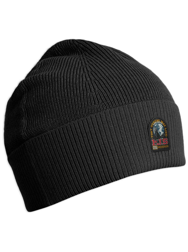 logo-patch beanie hat