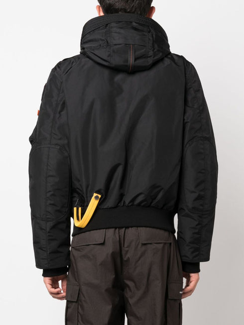 logo-patch hooded jacket