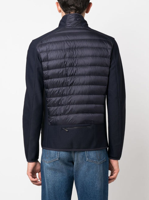 logo-patch padded jacket