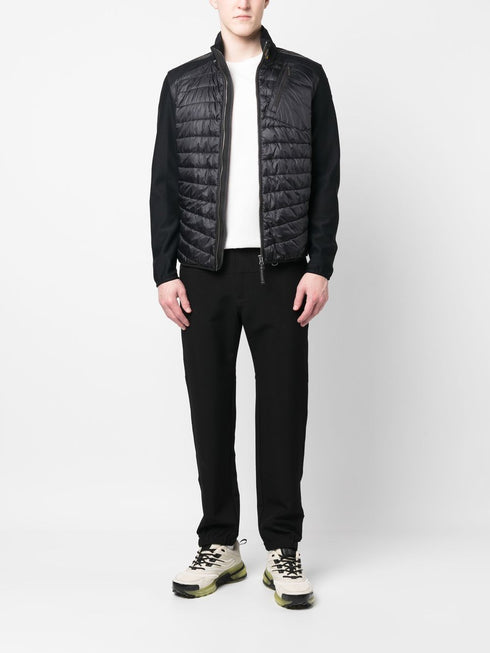 logo-patch padded jacket