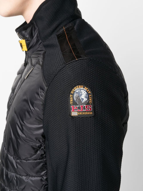logo-patch padded jacket