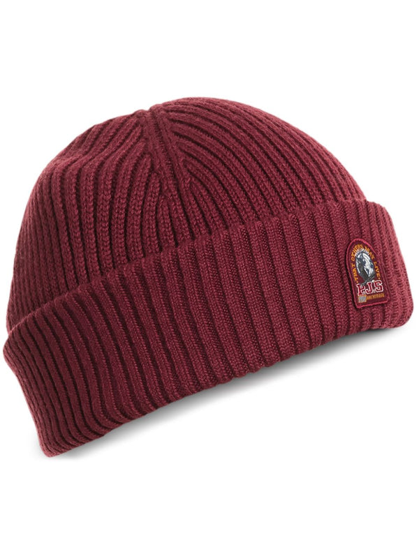 logo-patch beanie hat