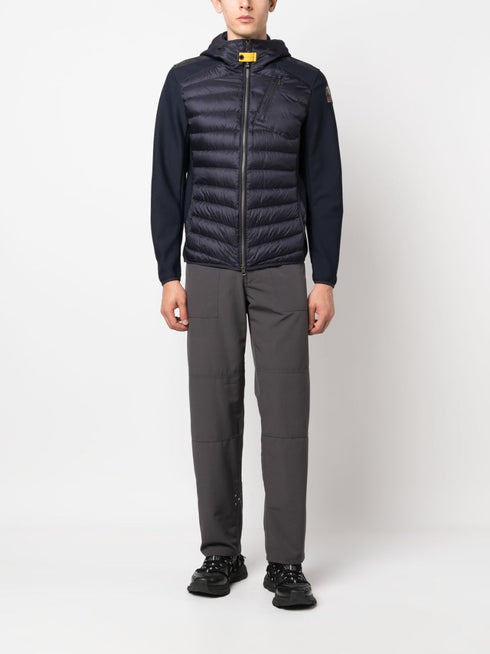 duck-down hooded jacket