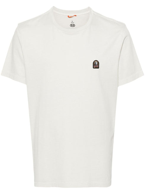 logo-patch cotton T-shirt