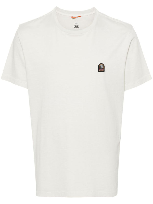 logo-patch cotton T-shirt