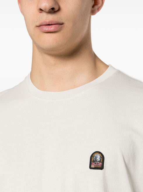 logo-patch cotton T-shirt